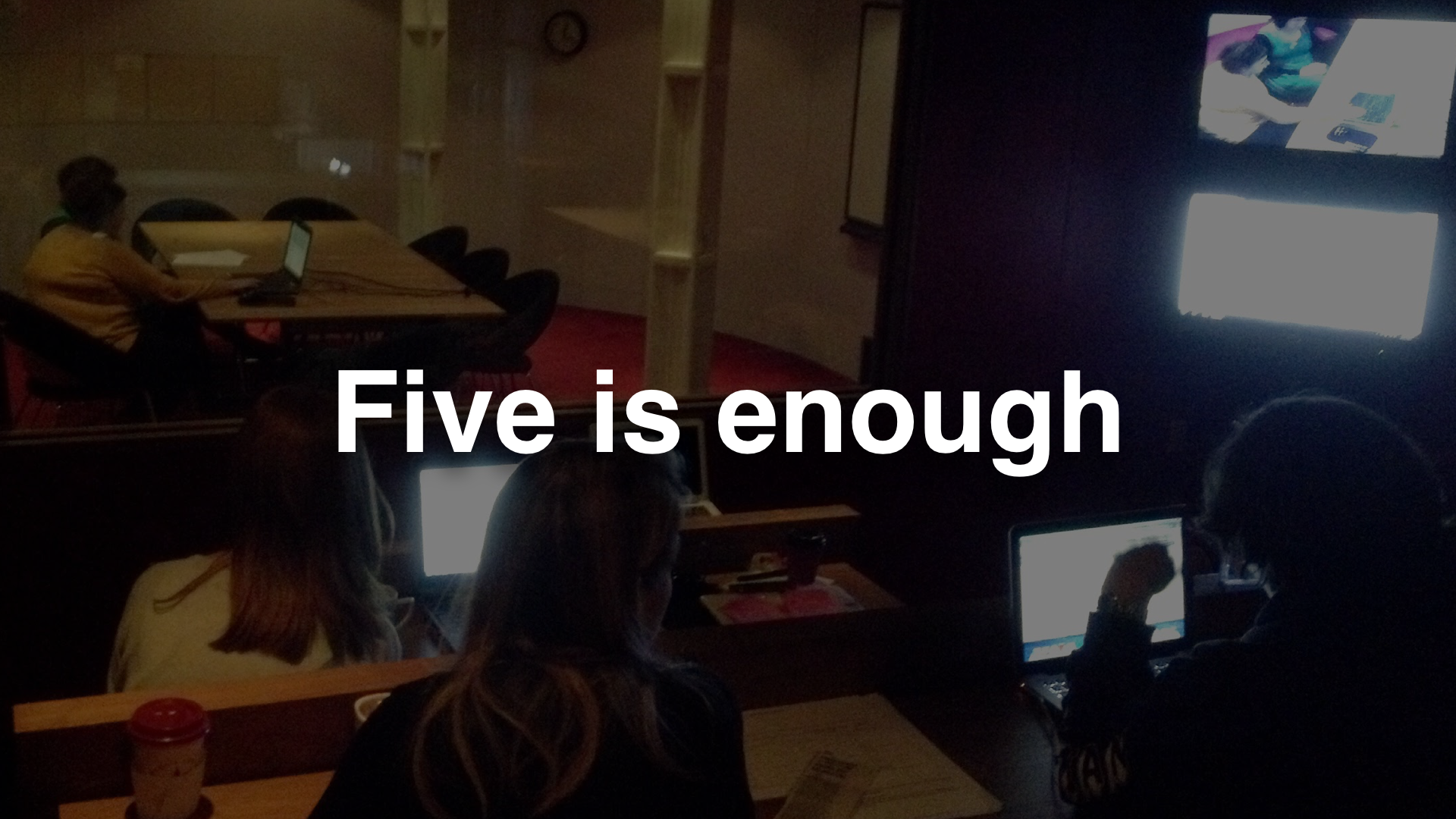 "five is enough"